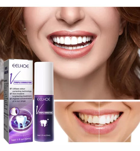 Crema Dental Blanqueadora! ( MORADA ) 2 X 1