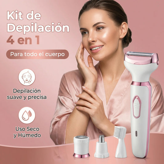 SilkyCare™ 4-en-1 Depilación sin dolor desde casa