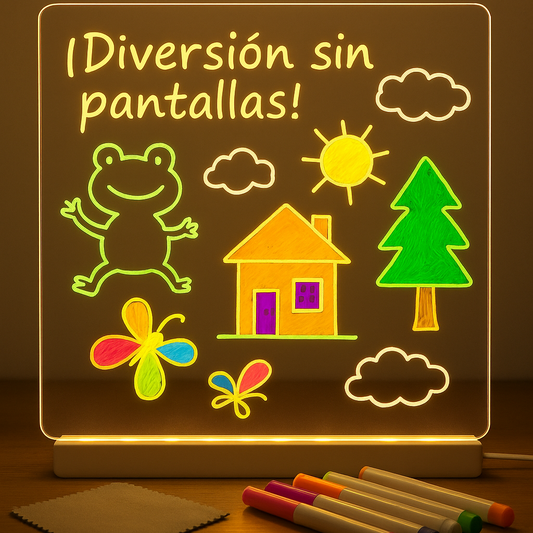 pizarra led de colores