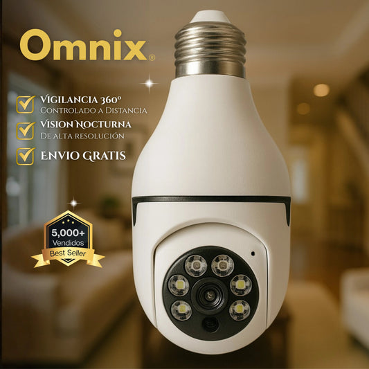 Omnix Cámara Bombillo 360